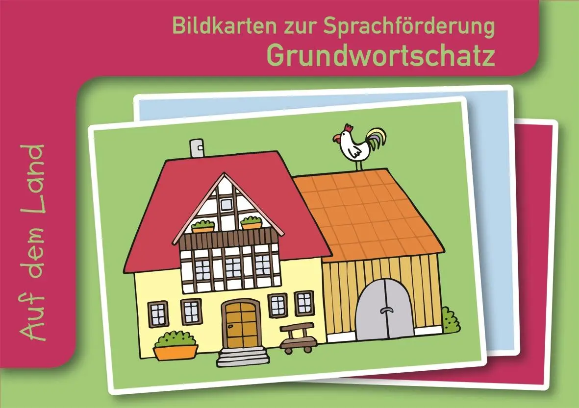 Cover: 9783834609212 | Bildkarten zur Sprachförderung: Grundwortschatz: Auf dem Land | Ruhr