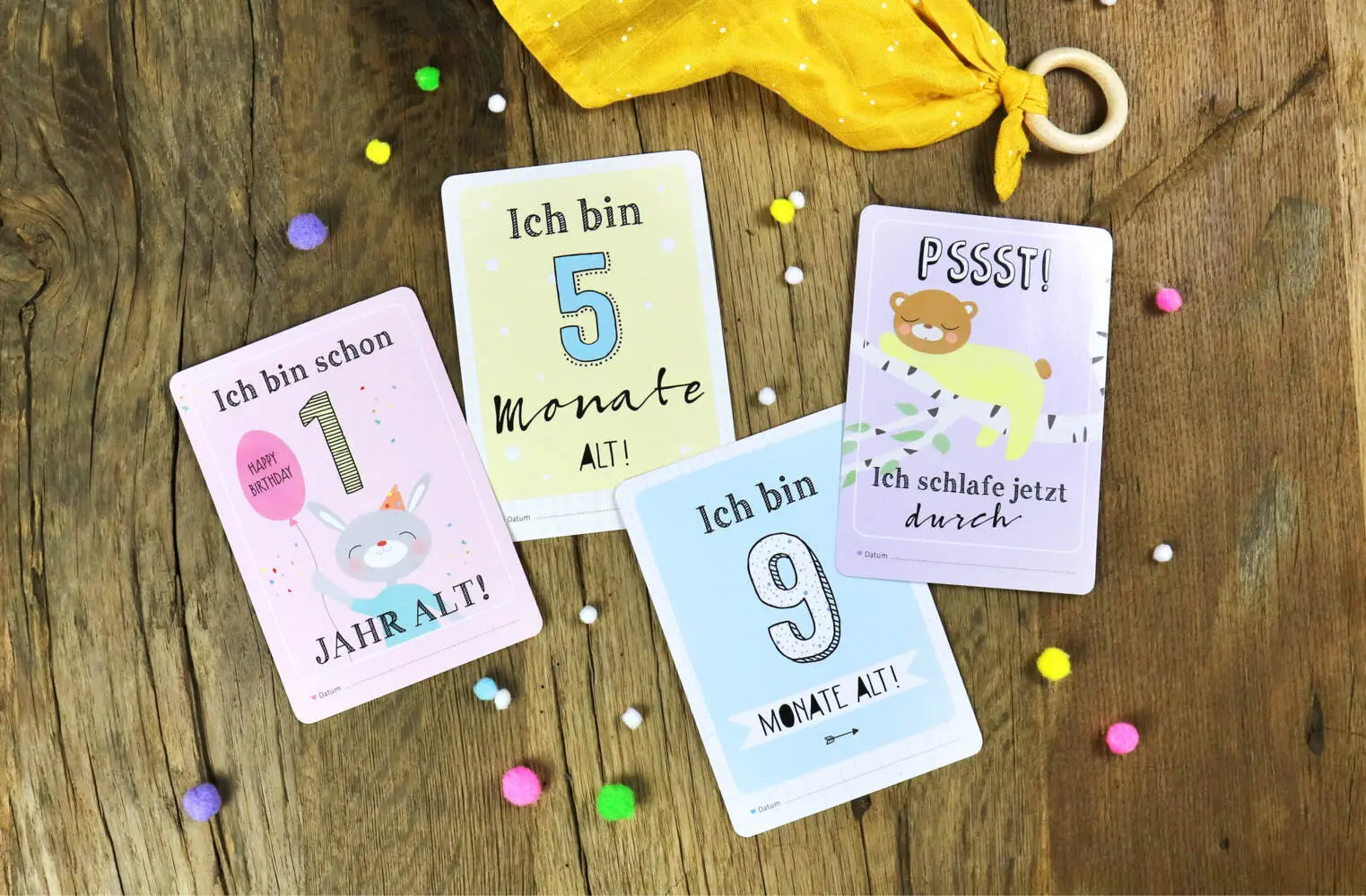 Bild: 9783863559212 | Du wirst größer! Meilenstein-Karten für Babys 1. Jahr | Box | 30 S.