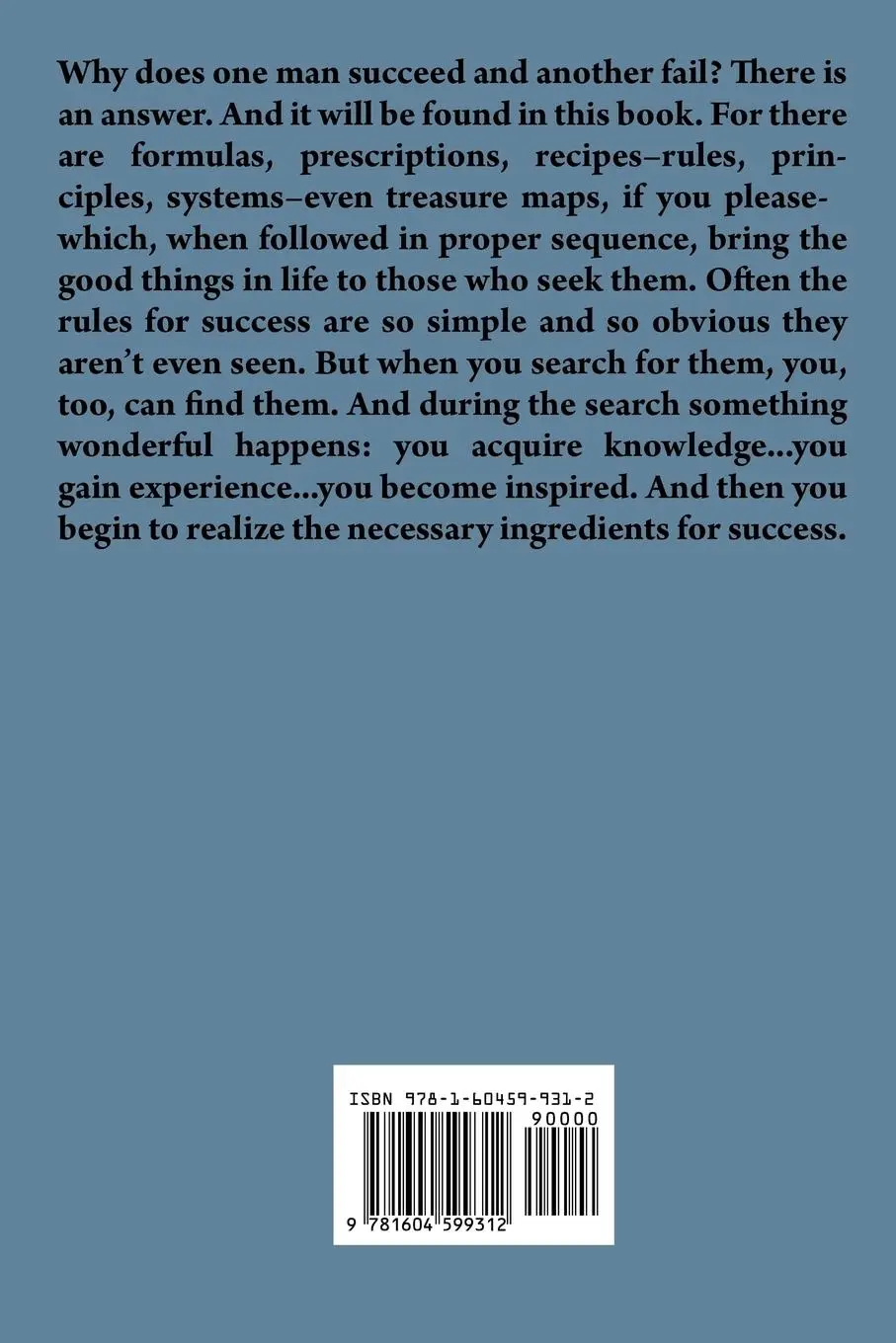 Rückseite: 9781604599312 | The Success System That Never Fails | William Clement Stone (u. a.)