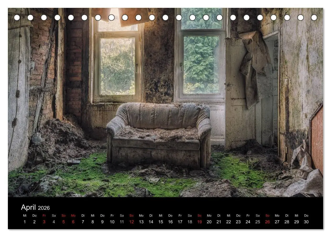 Bild: 9783457959312 | Verlassene Orte im Harz (Tischkalender 2026 DIN A5 quer), CALVENDO...