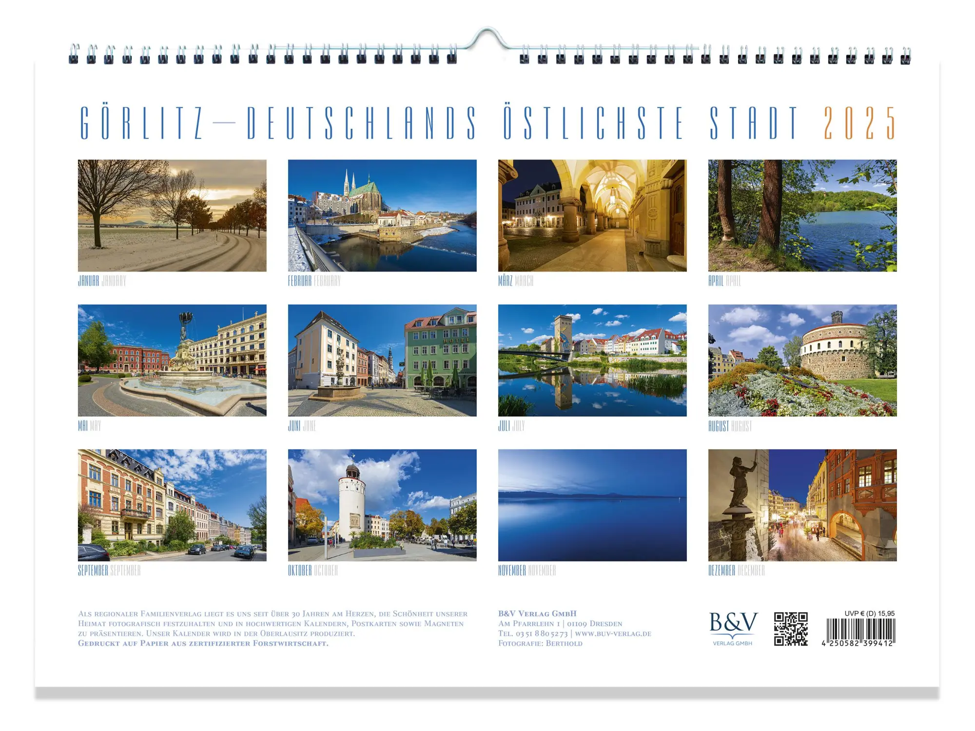Bild: 4250582399412 | Kalender Görlitz 2026 - Deutschlands östlichste Stadt | Kalender
