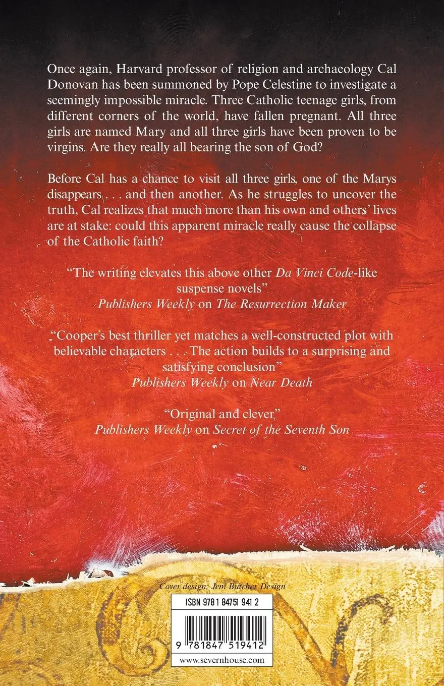 Rückseite: 9781847519412 | Three Marys | Glenn Cooper | Taschenbuch | Kartoniert / Broschiert