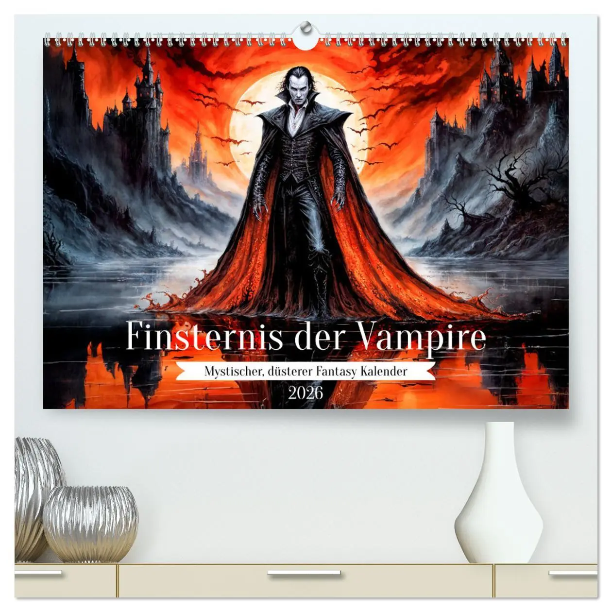 Cover: 9783457259412 | Finsternis der Vampire - Mystischer düsterer Fantasy Kalender...