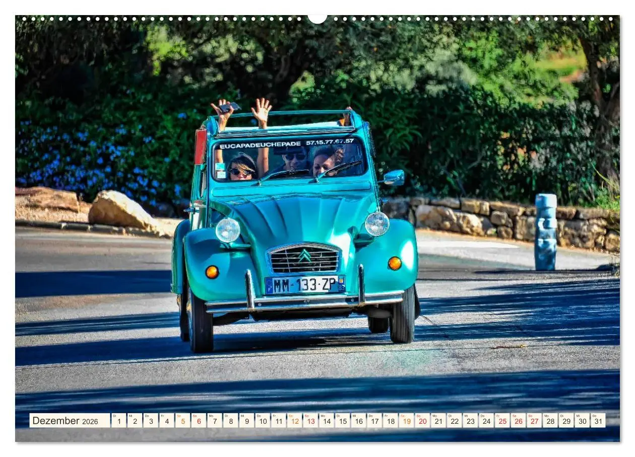 Bild: 9783457949412 | Citroën 2CV - geliebte Ente (hochwertiger Premium Wandkalender 2026...