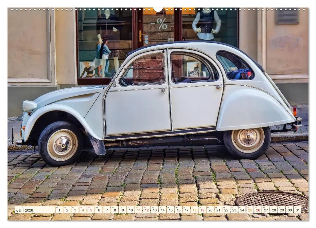 Bild: 9783457949412 | Citroën 2CV - geliebte Ente (hochwertiger Premium Wandkalender 2026...