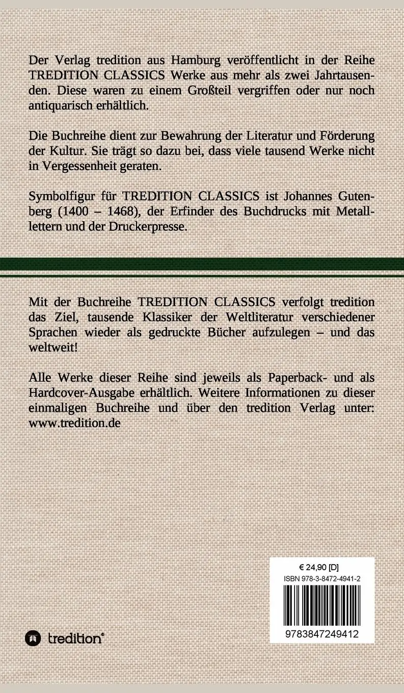 Rückseite: 9783847249412 | Der Jäger von Fall | Ludwig Ganghofer | Buch | 208 S. | Deutsch | 2012