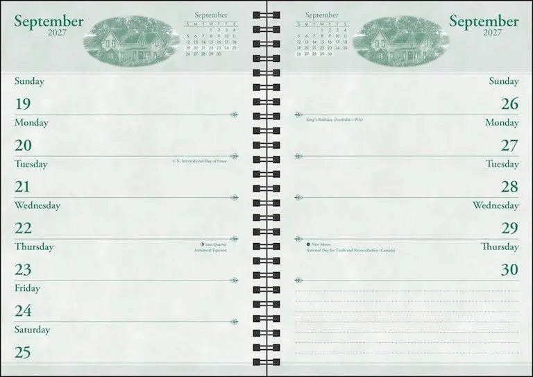 Bild: 9798881609412 | Thomas Kinkade: Engagement Calendar with Scripture 2027 | Andrews