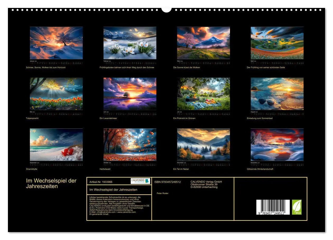 Bild: 9783457249512 | Im Wechselspiel der Jahreszeiten (hochwertiger Premium Wandkalender...