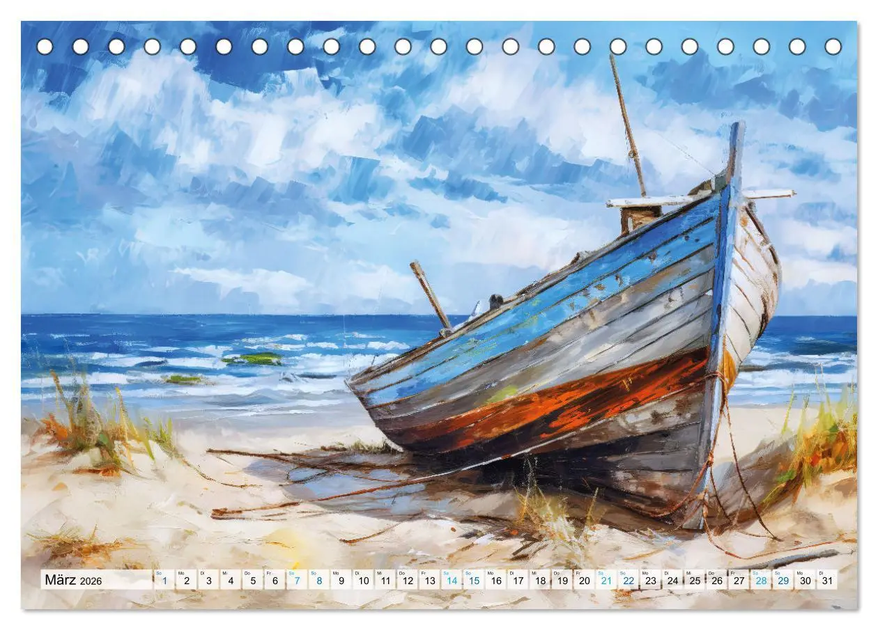 Bild: 9783457489512 | Ostsee-Geflüster - Entspannung am Meer (Tischkalender 2026 DIN A5...