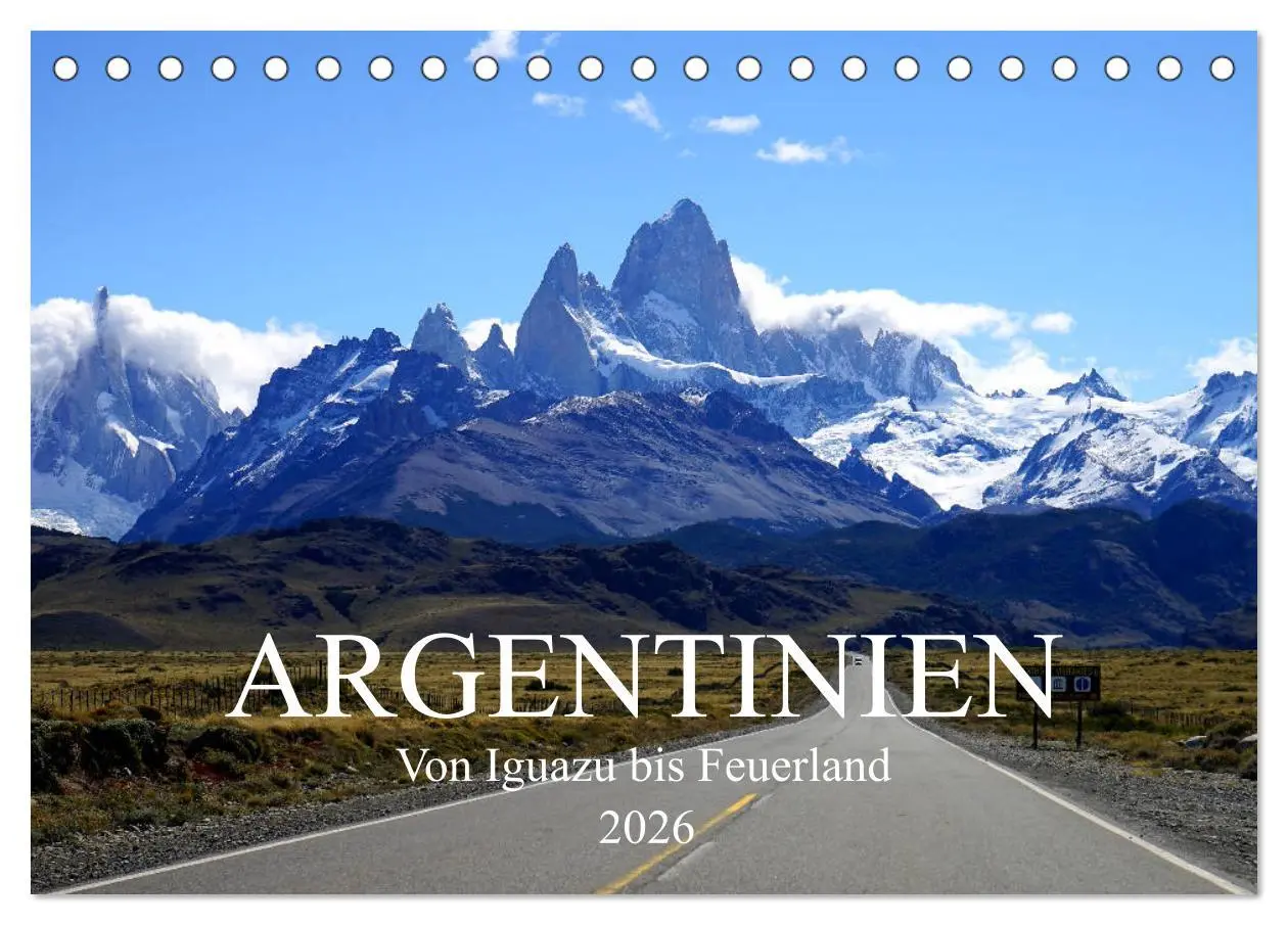 Cover: 9783457869512 | Argentinien - Von Iguazu bis Feuerland (Tischkalender 2026 DIN A5...
