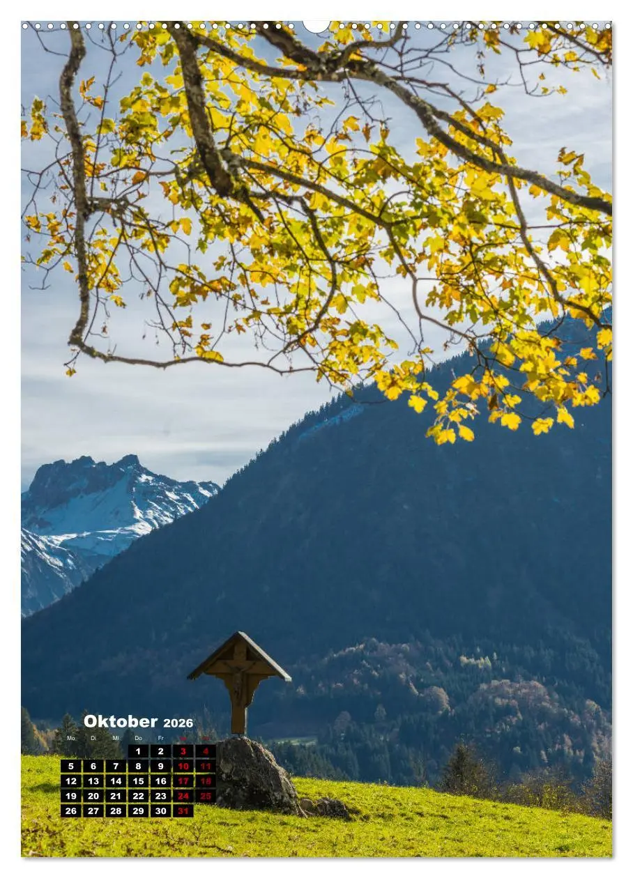 Bild: 9783516409512 | Leichte Wanderziele um Oberstdorf (Wandkalender 2026 DIN A2 hoch),...