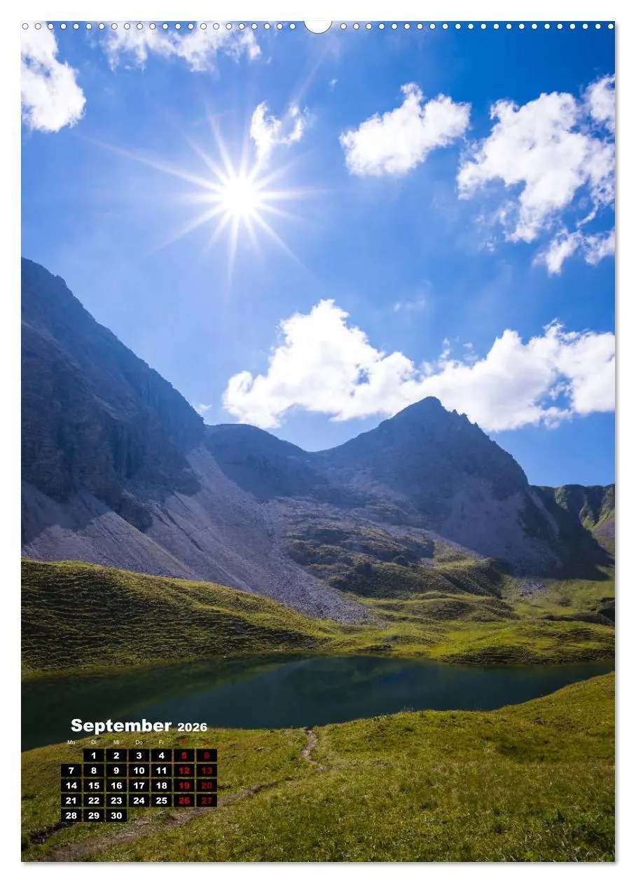 Bild: 9783516409512 | Leichte Wanderziele um Oberstdorf (Wandkalender 2026 DIN A2 hoch),...