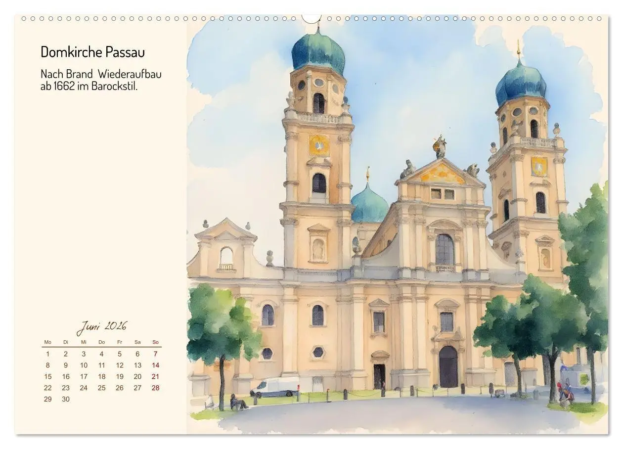 Bild: 9783516719512 | Deutschlands schönste Kirchen (Wandkalender 2026 DIN A2 quer),...
