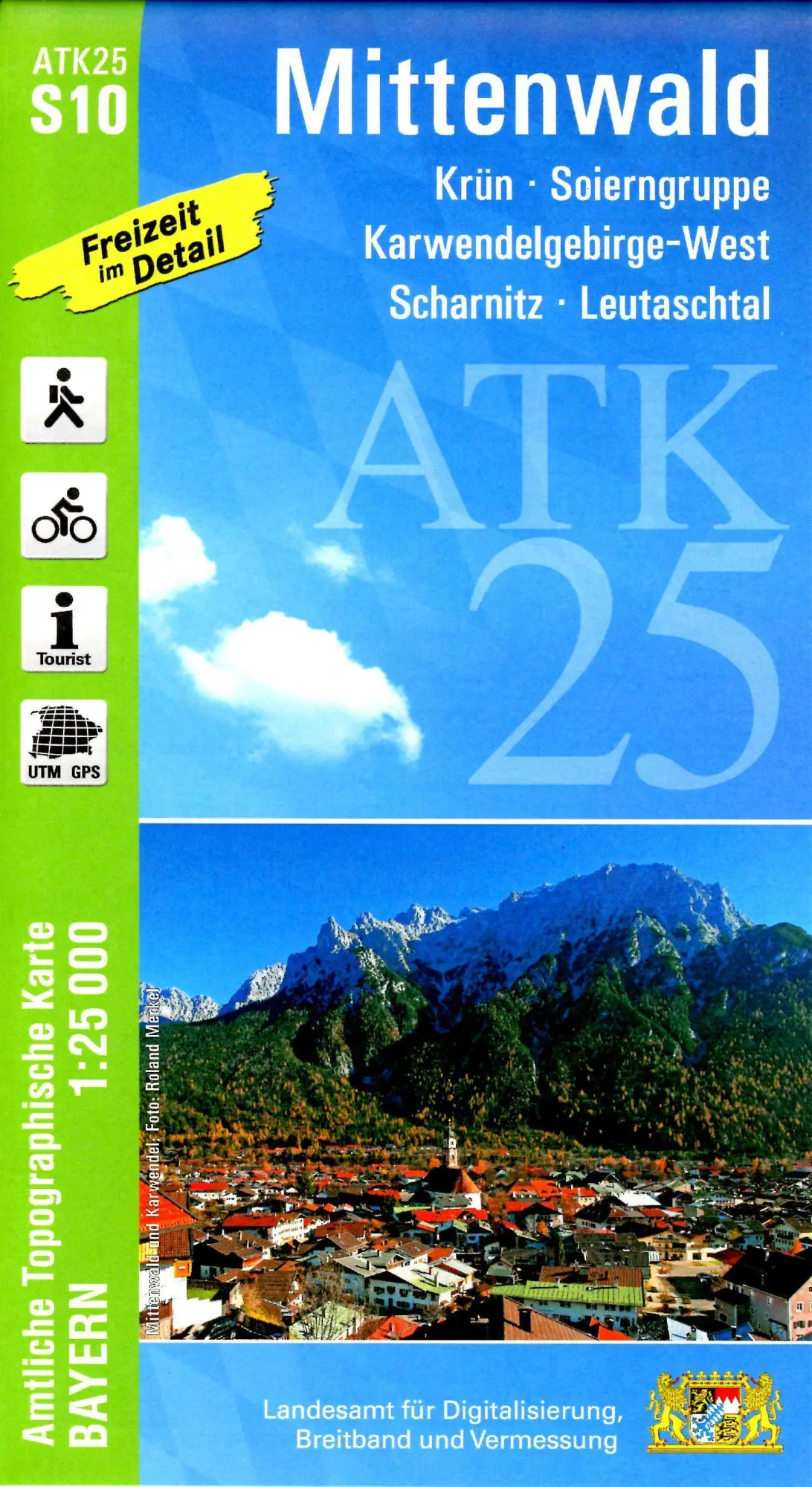 Cover: 9783899339512 | Mittenwald 1:25 000 | Digitalisierung | (Land-)Karte | Deutsch | 2022