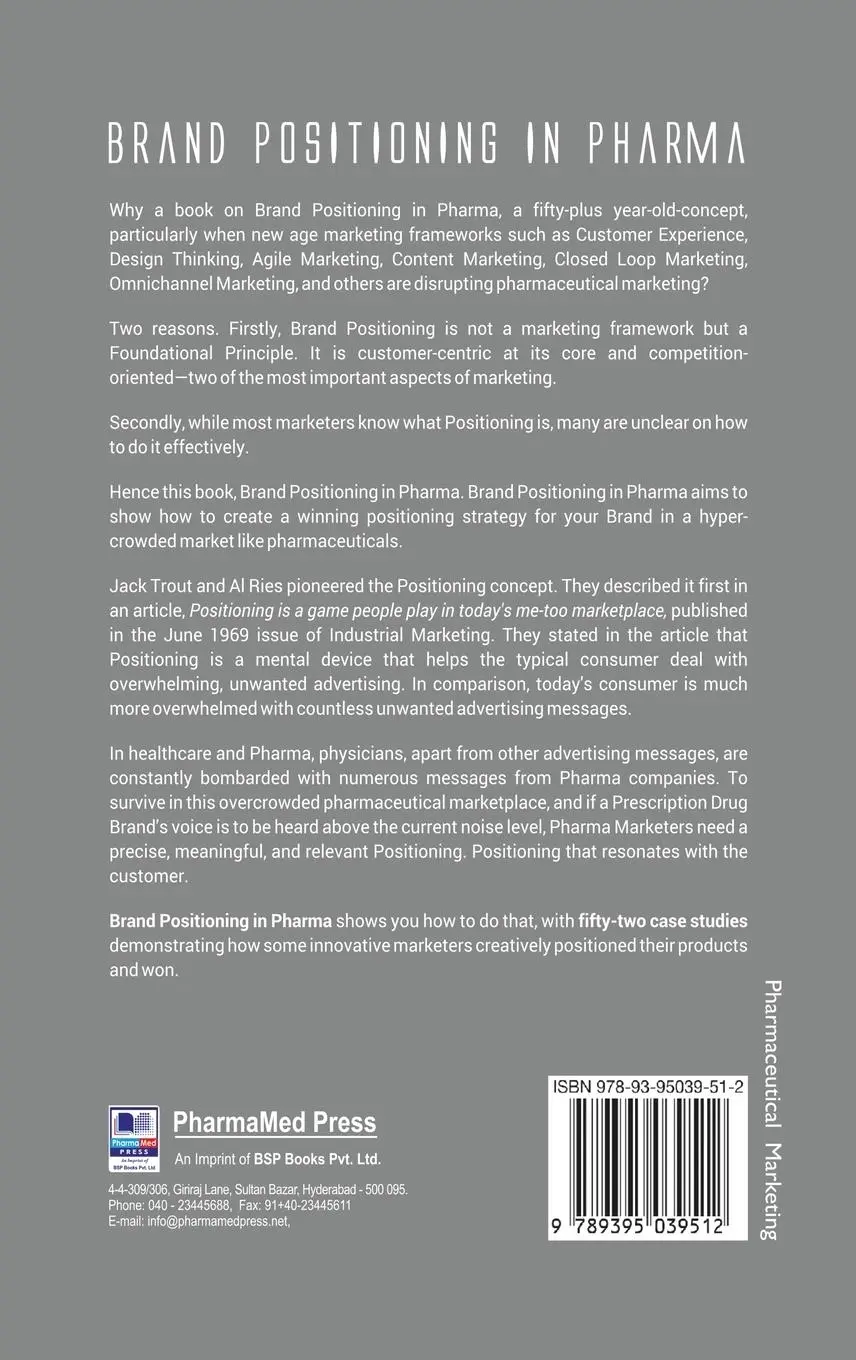 Rückseite: 9789395039512 | Brand Positioning in Pharma | Subba Rao Chaganti | Buch | Englisch