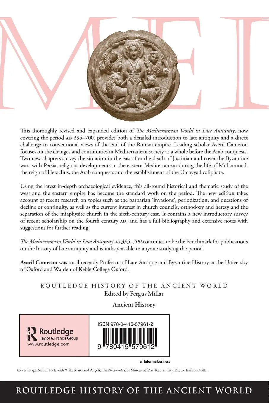 Rückseite: 9780415579612 | The Mediterranean World in Late Antiquity | AD 395-700 | Cameron