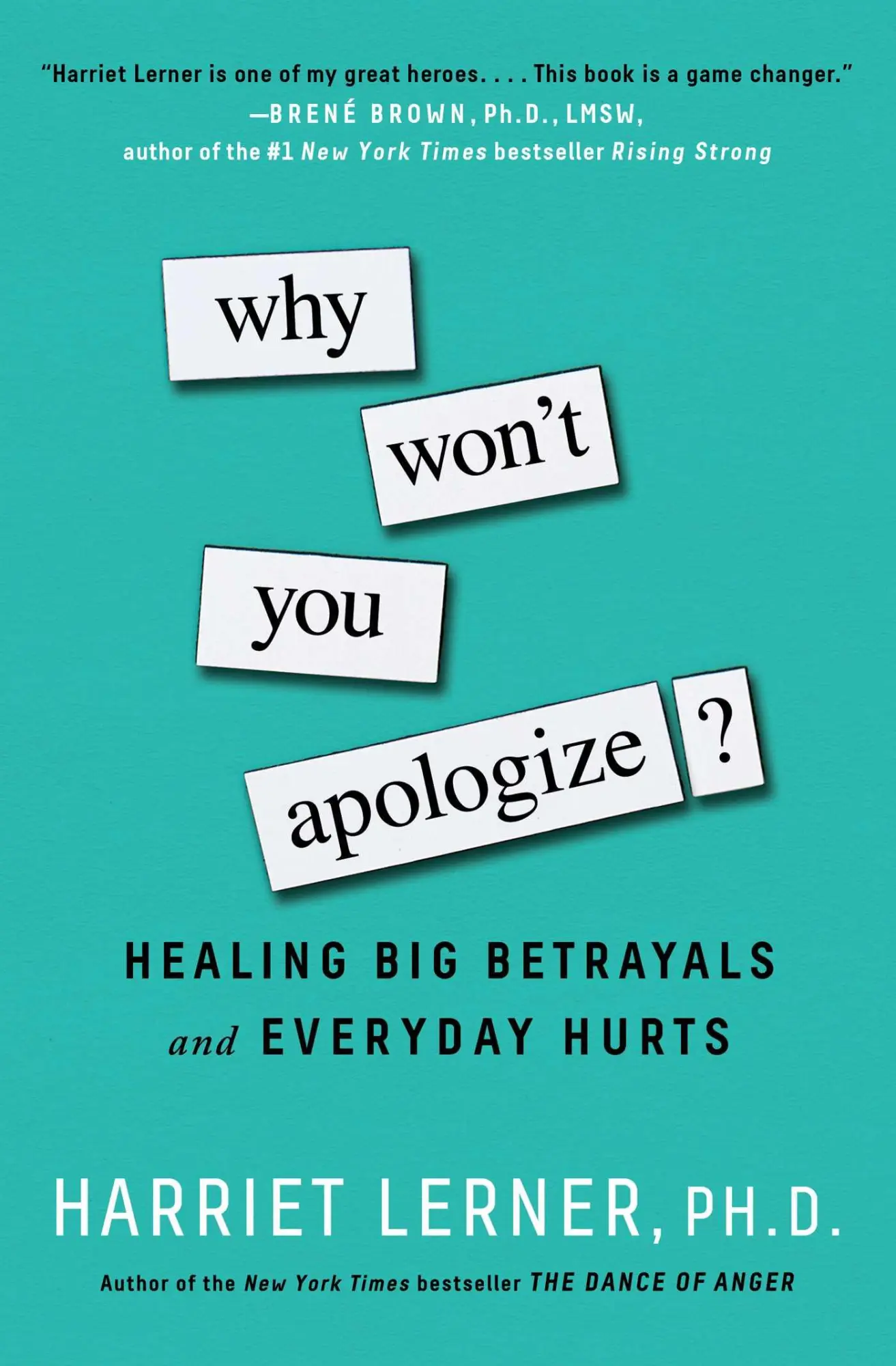 Cover: 9781501129612 | Why Won't You Apologize? | Healing Big Betrayals and Everyday Hurts