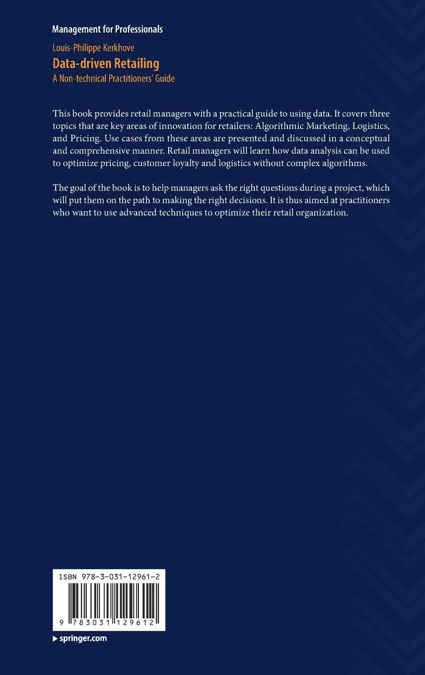 Rückseite: 9783031129612 | Data-driven Retailing | A Non-technical Practitioners' Guide | Buch