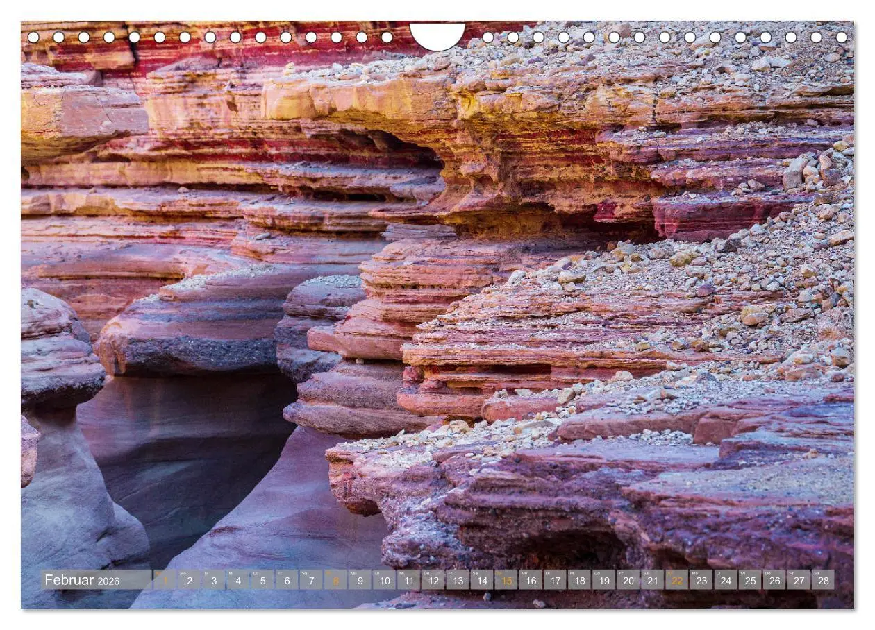 Bild: 9783457549612 | Negev - die Farben der Wüste (Wandkalender 2026 DIN A4 quer),...
