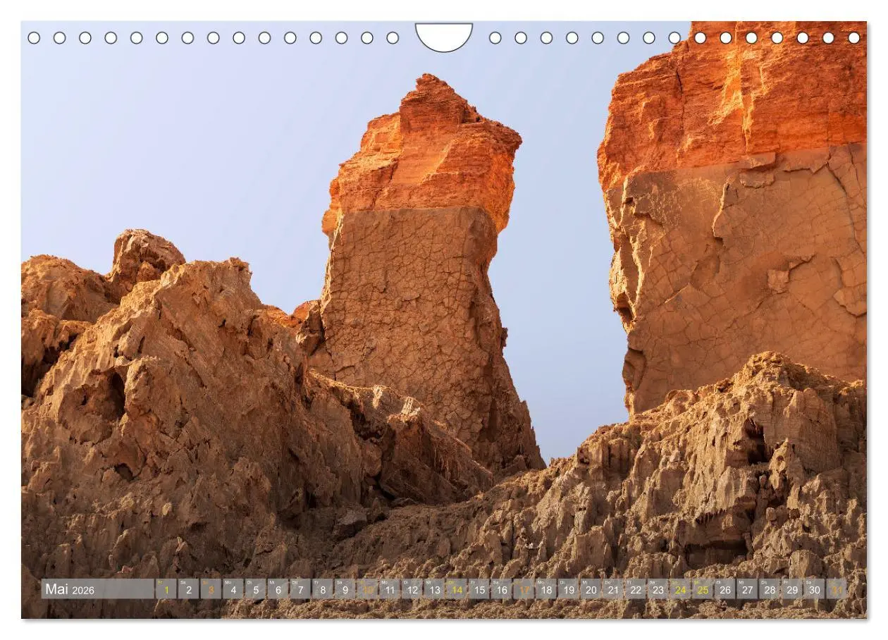 Bild: 9783457549612 | Negev - die Farben der Wüste (Wandkalender 2026 DIN A4 quer),...