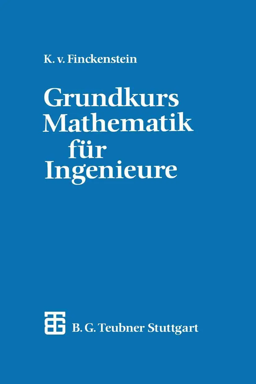 Cover: 9783519229612 | Grundkurs Mathematik für Ingenieure | Karl Finckenstein | Taschenbuch