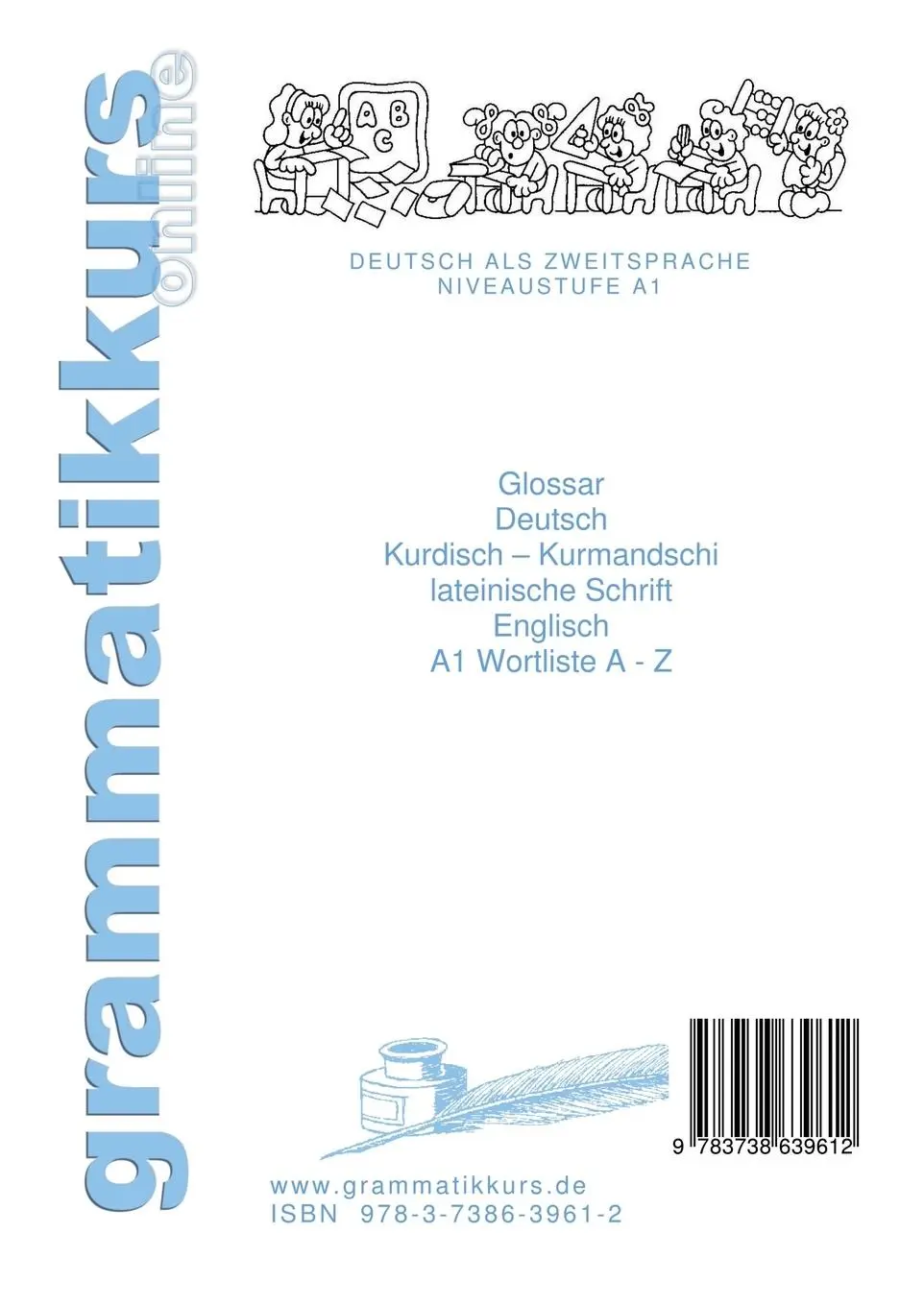 Rückseite: 9783738639612 | Wörterbuch Deutsch - Kurdisch-Kurmandschi- Englisch A1 | Schachner