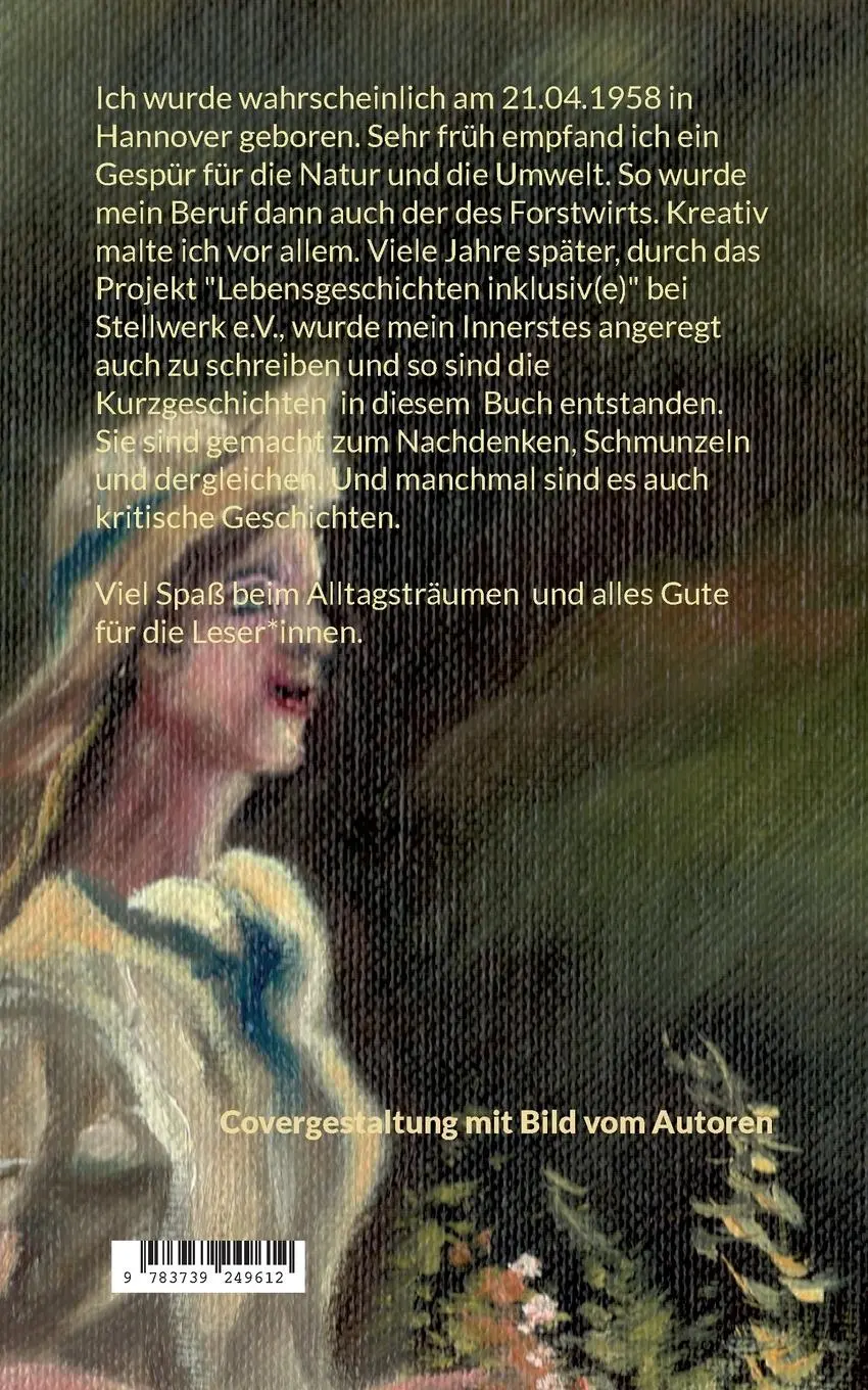 Rückseite: 9783739249612 | Alltagsträume | Ein Kurzgeschichtenband | Dietmar Voigt | Taschenbuch