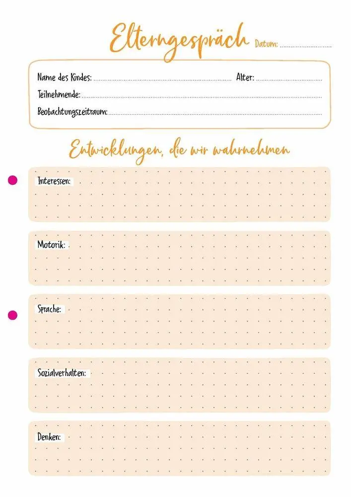 Bild: 9783834669612 | Elterngespräche in der Kita - einfach protokolliert | 50 S. | Deutsch