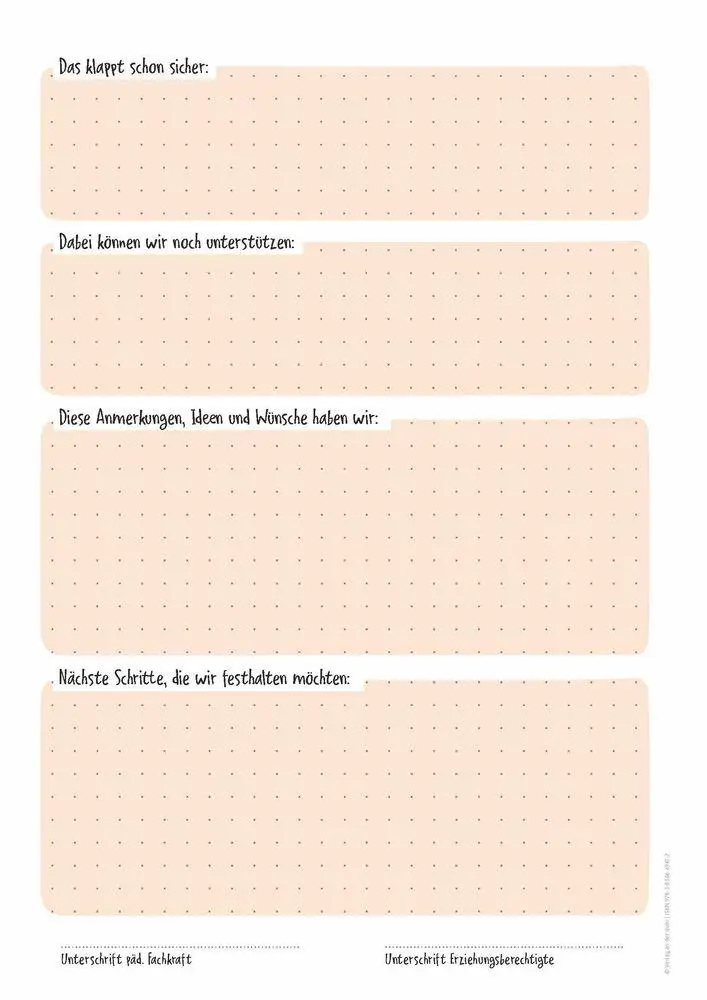 Bild: 9783834669612 | Elterngespräche in der Kita - einfach protokolliert | 50 S. | Deutsch