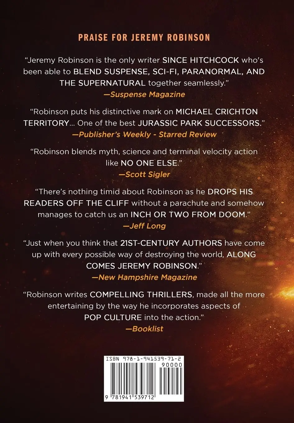 Rückseite: 9781941539712 | Singularity | Jeremy Robinson | Buch | Englisch | 2023