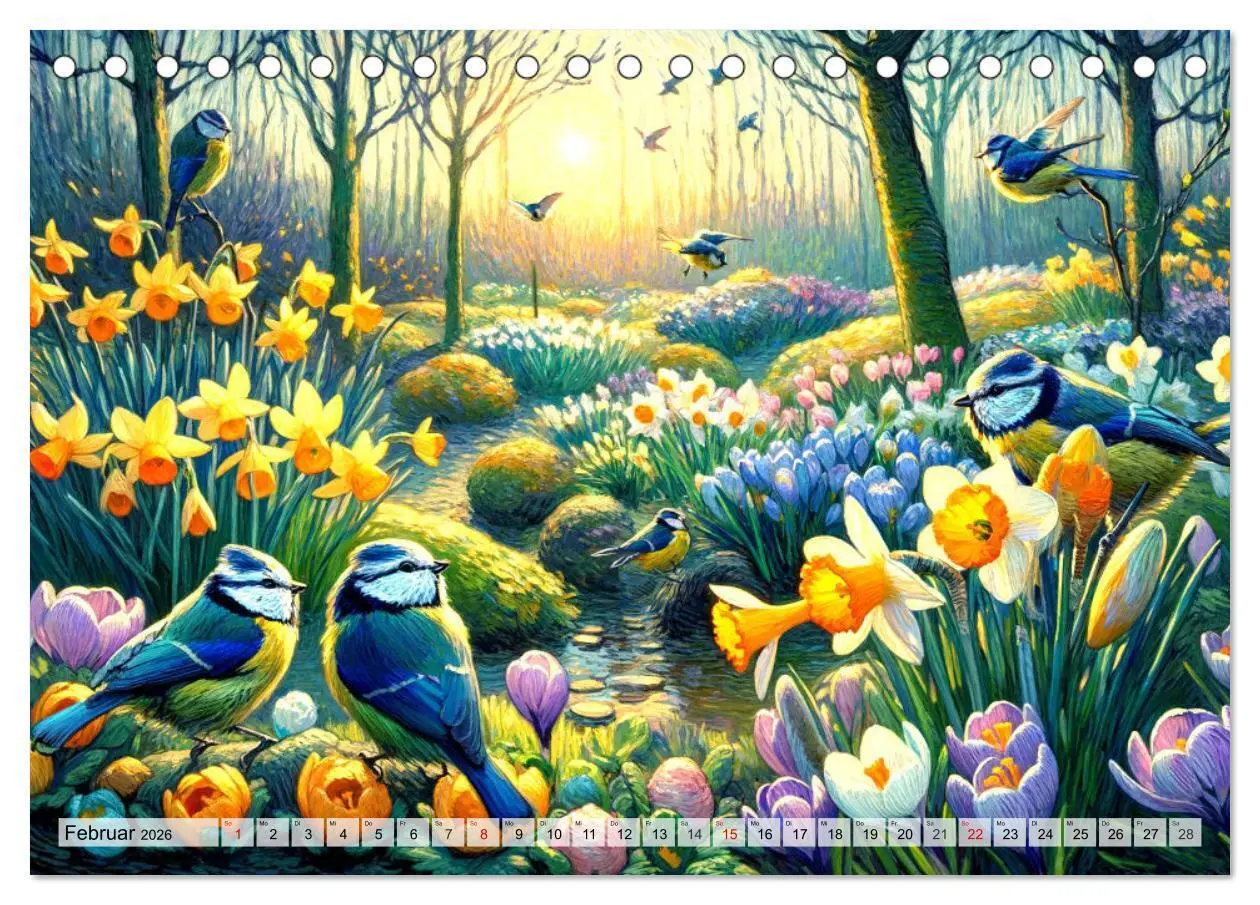 Bild: 9783457469712 | Eine Hommage an van Gogh (Tischkalender 2026 DIN A5 quer), CALVENDO...