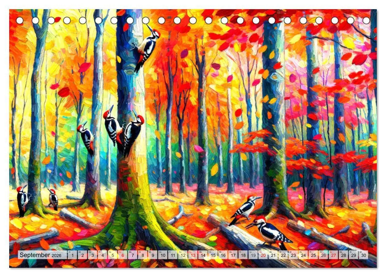 Bild: 9783457469712 | Eine Hommage an van Gogh (Tischkalender 2026 DIN A5 quer), CALVENDO...