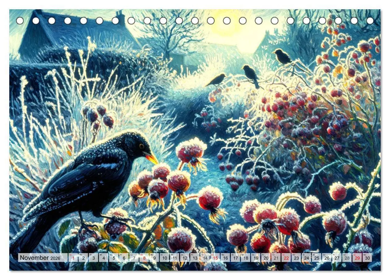 Bild: 9783457469712 | Eine Hommage an van Gogh (Tischkalender 2026 DIN A5 quer), CALVENDO...