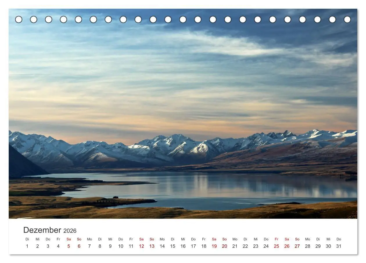 Bild: 9783457609712 | Neuseeland - Eine eindrucksvolle Insel. (Tischkalender 2026 DIN A5...