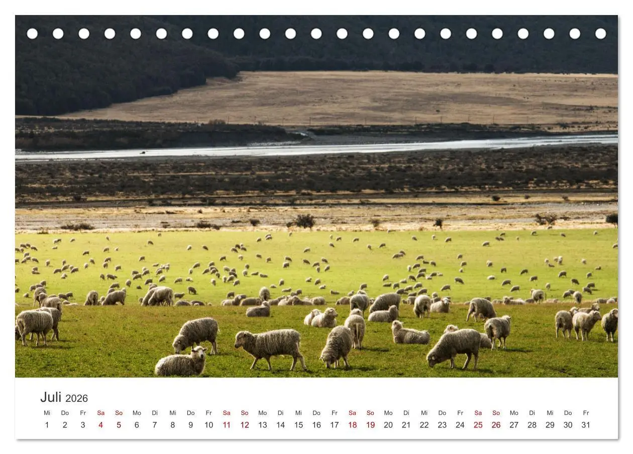 Bild: 9783457609712 | Neuseeland - Eine eindrucksvolle Insel. (Tischkalender 2026 DIN A5...