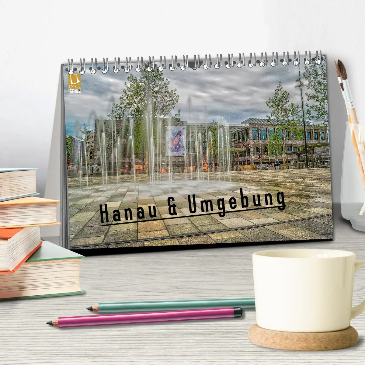 Bild: 9783516009712 | Hanau und Umgebung (Tischkalender 2026 DIN A5 quer), CALVENDO...