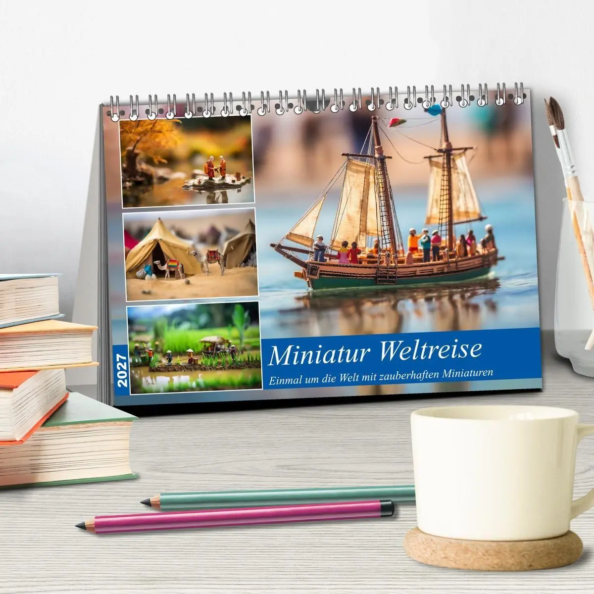 Bild: 9783516799712 | Miniatur Weltreise (Tischkalender 2027 DIN A5 quer), CALVENDO...