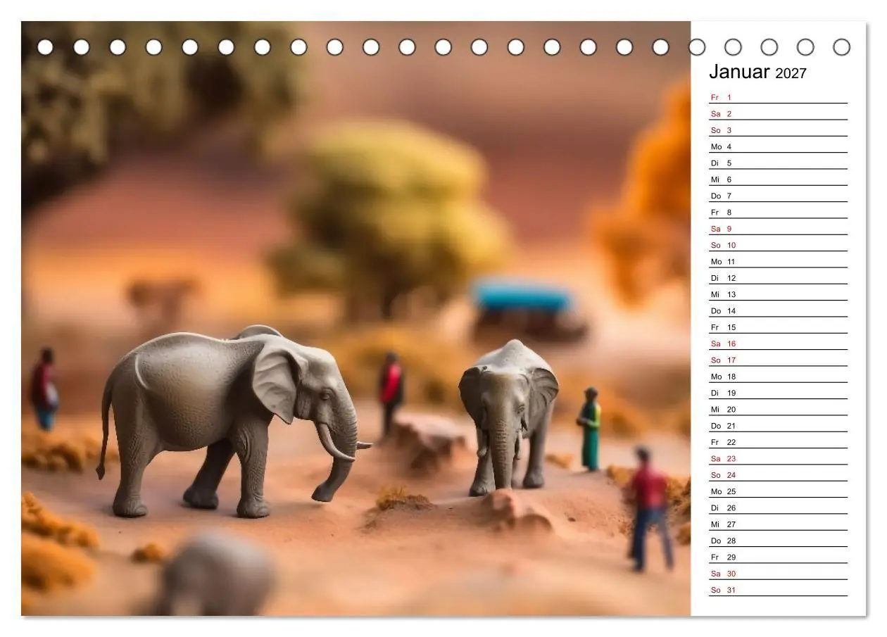 Bild: 9783516799712 | Miniatur Weltreise (Tischkalender 2027 DIN A5 quer), CALVENDO...