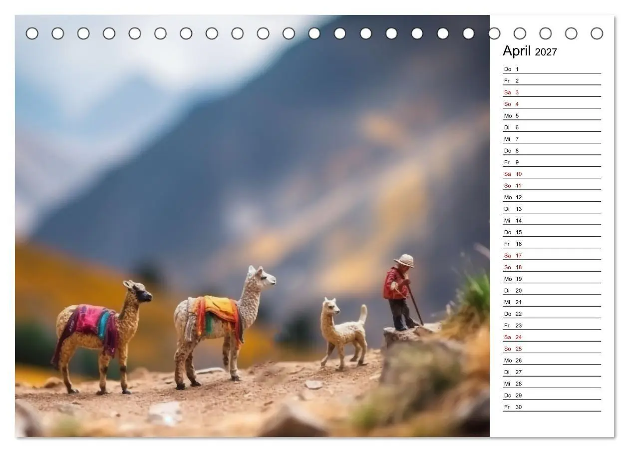 Bild: 9783516799712 | Miniatur Weltreise (Tischkalender 2027 DIN A5 quer), CALVENDO...