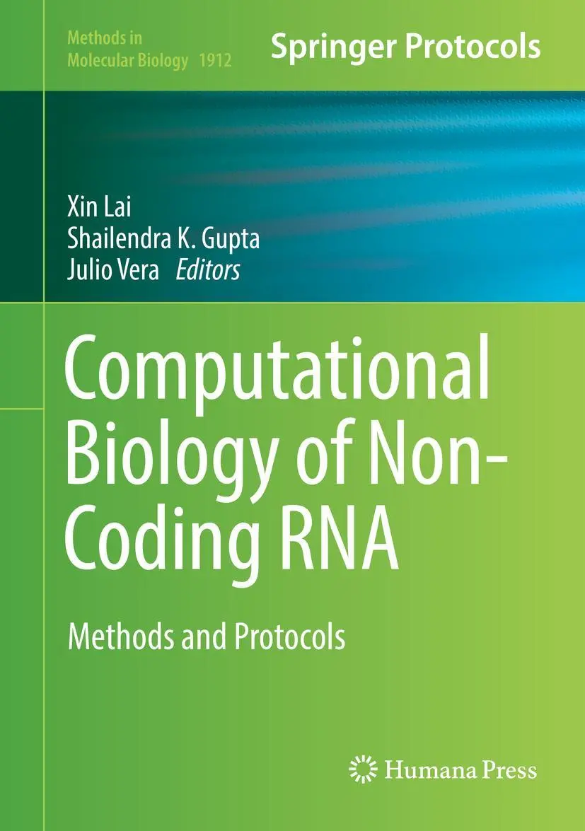 Cover: 9781493989812 | Computational Biology of Non-Coding RNA | Methods and Protocols | Buch