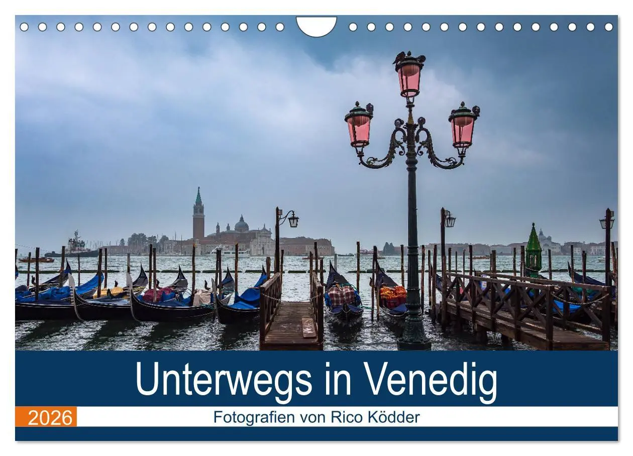 Cover: 9783457699812 | Unterwegs in Venedig (Wandkalender 2026 DIN A4 quer), CALVENDO...
