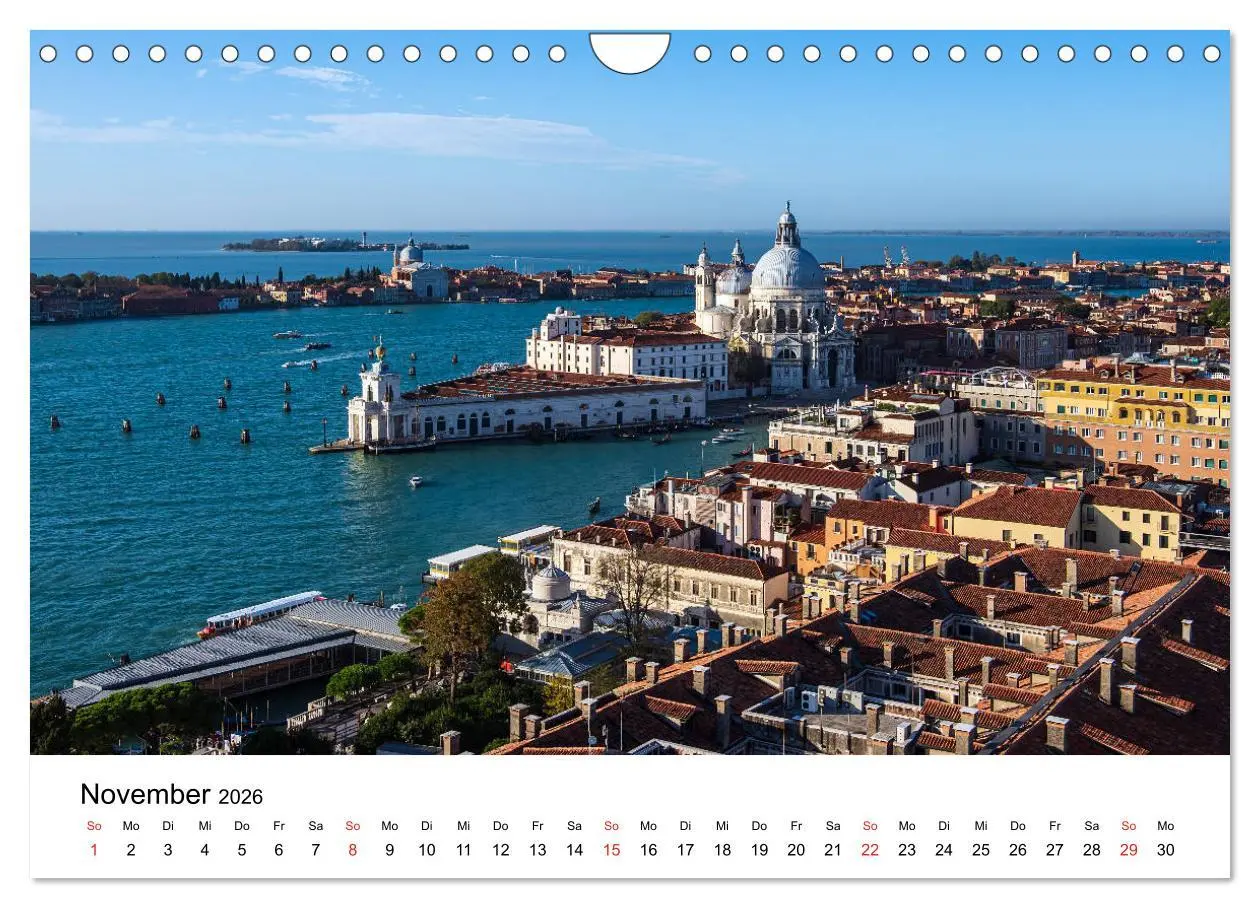 Bild: 9783457699812 | Unterwegs in Venedig (Wandkalender 2026 DIN A4 quer), CALVENDO...