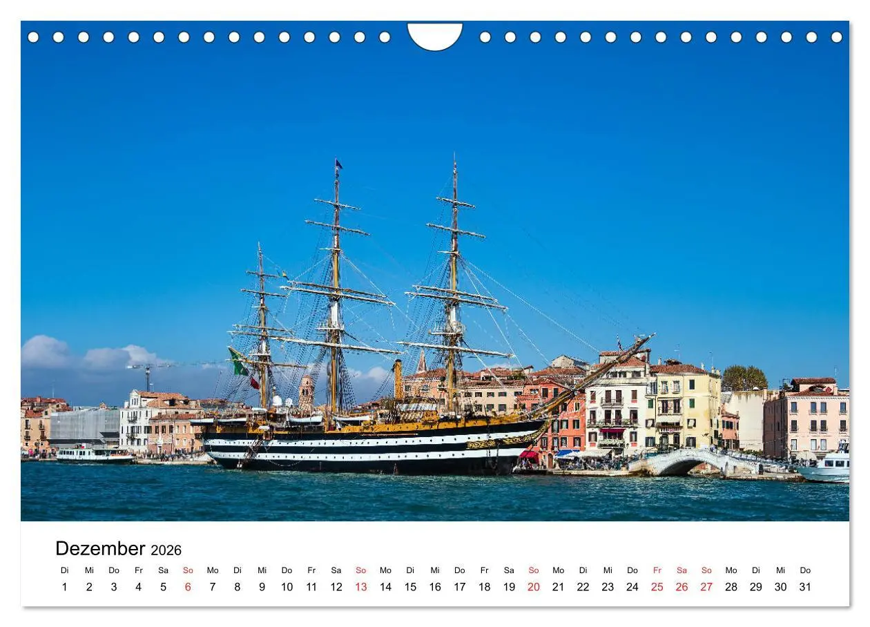 Bild: 9783457699812 | Unterwegs in Venedig (Wandkalender 2026 DIN A4 quer), CALVENDO...