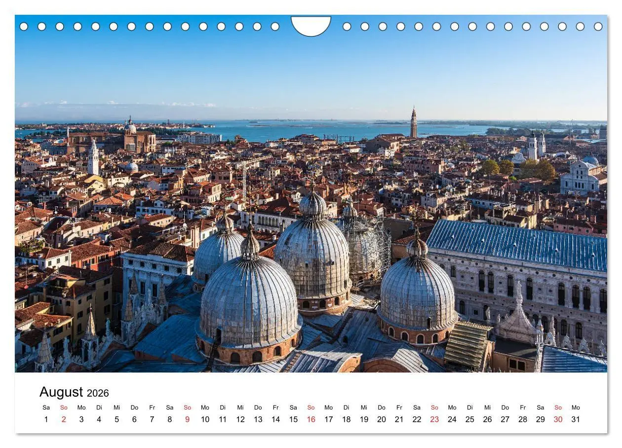 Bild: 9783457699812 | Unterwegs in Venedig (Wandkalender 2026 DIN A4 quer), CALVENDO...