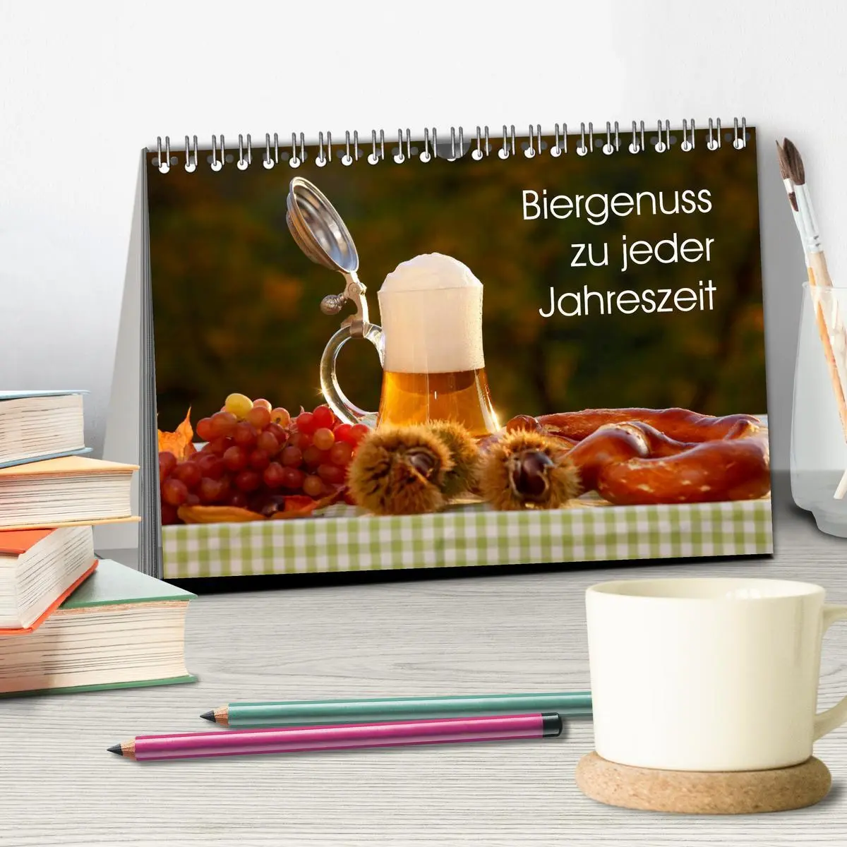 Bild: 9783457839812 | Biergenuss zu jeder Jahreszeit (Tischkalender 2026 DIN A5 quer),...