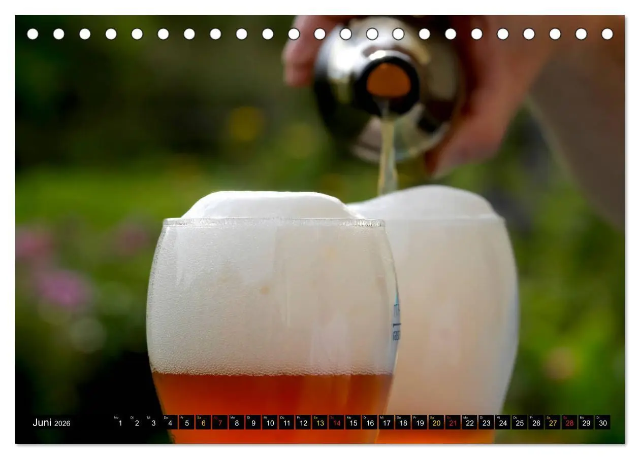 Bild: 9783457839812 | Biergenuss zu jeder Jahreszeit (Tischkalender 2026 DIN A5 quer),...