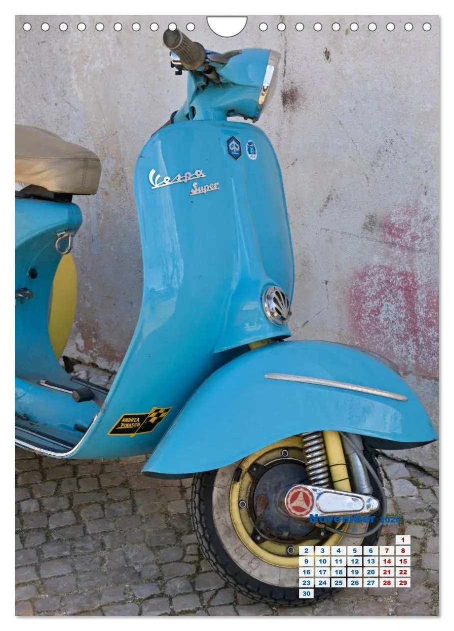 Bild: 9783516309812 | Die Liebe zur Vespa (Wandkalender 2026 DIN A4 hoch), CALVENDO...