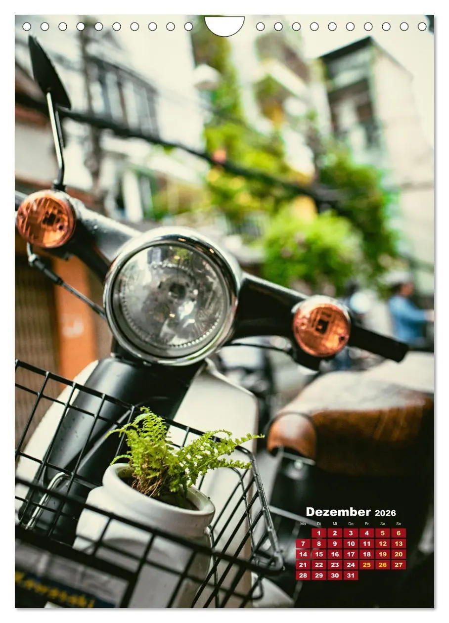 Bild: 9783516309812 | Die Liebe zur Vespa (Wandkalender 2026 DIN A4 hoch), CALVENDO...