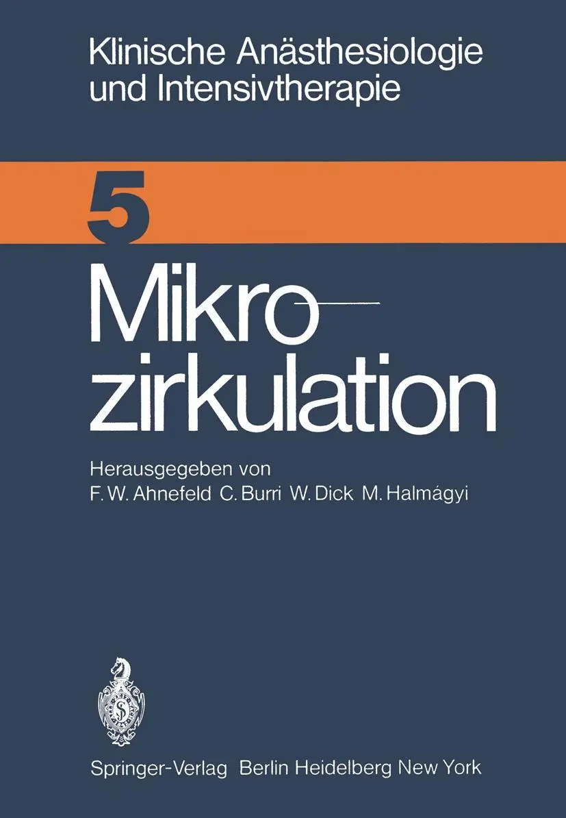Cover: 9783540069812 | Mikrozirkulation | Workshop April 1974 | F. W. Ahnefeld (u. a.) | Buch