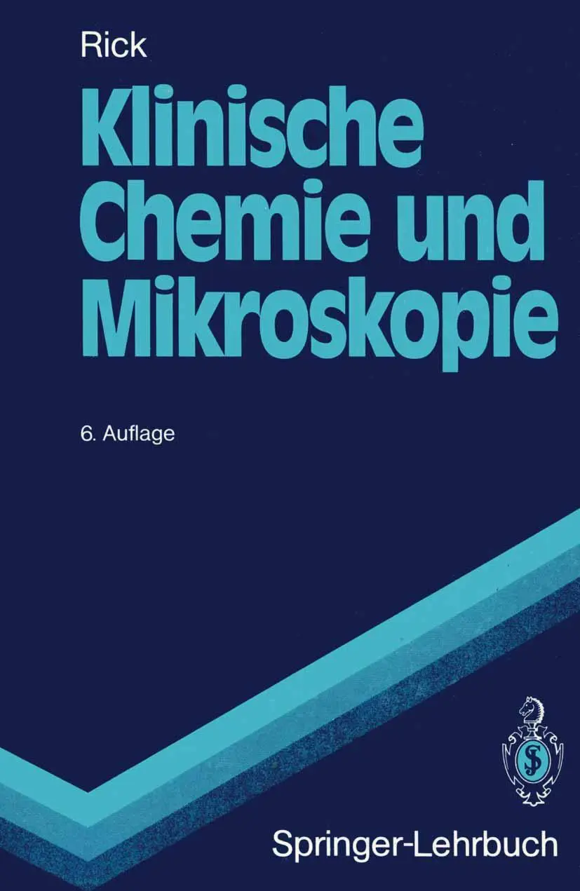 Cover: 9783540519812 | Klinische Chemie und Mikroskopie | Wirnt Rick | Taschenbuch | xxii